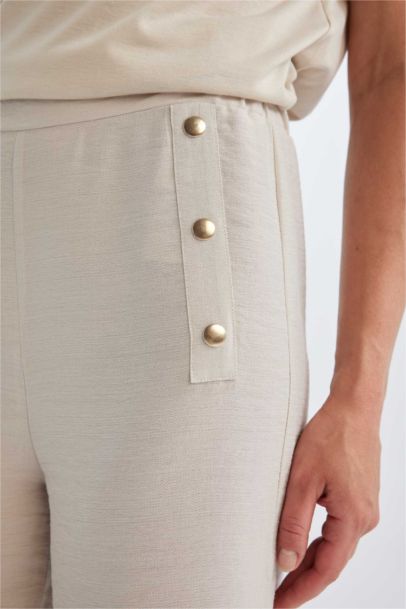 Pantalons larges avec poches à jambes standard