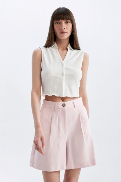 Short ample taille haute