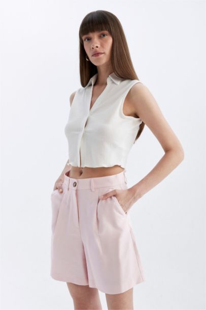 Short ample taille haute