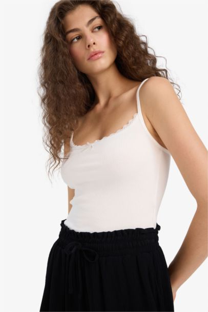 Slim Fit Camisole V-Neck Tank Top