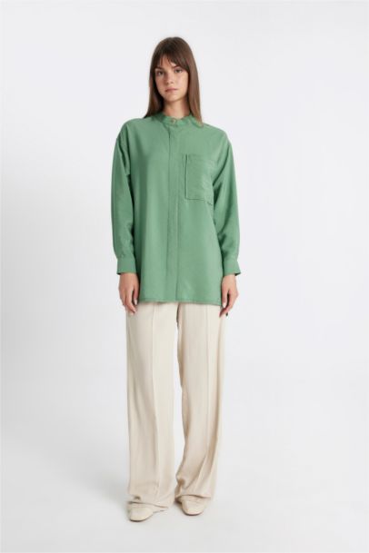 Tunique Coupe Relax à Manches Longues