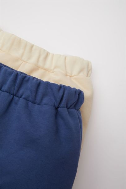 2 piece Regular Fit Printed Elastic Band Trousers