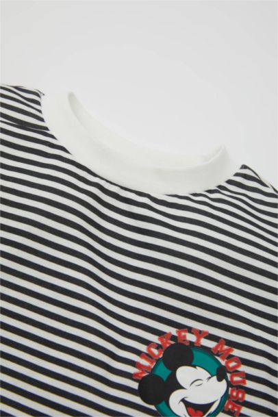 Baby Boy Disney Mickey & Minnie Striped T-Shirt