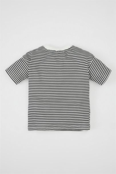 Baby Boy Disney Mickey & Minnie Striped T-Shirt