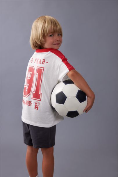 Baby Boy Regular Fit Number Patterned T-Shirt