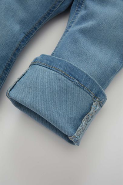Baby Girl Elastic Banded Jeans