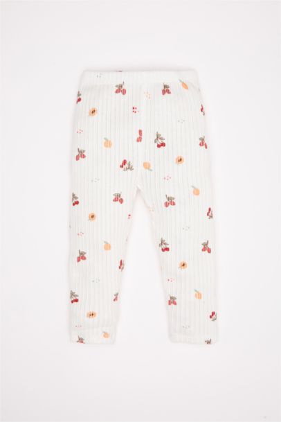 طقم بيجاما بناتي بطبعة فاكهة - قطعتين