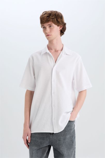 Regular Fit Cotton Short Sleeve Shirt