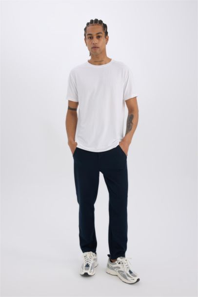 Sporcu Jogger Eşofman Altı Slim Fit Dar Kesim Standart Paça Cepli Beli Lastikli