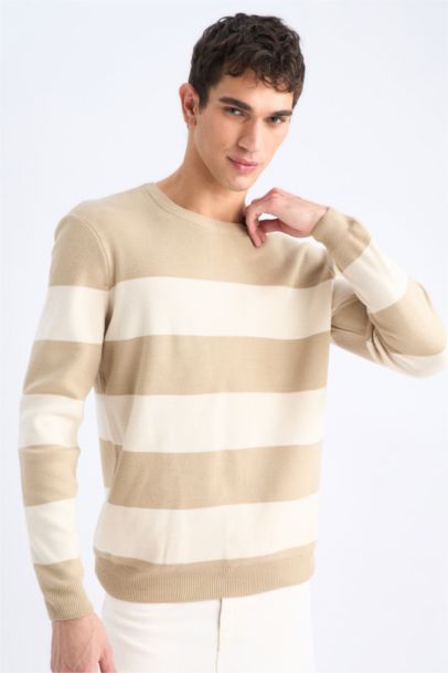 Standart Fıt Bisiklet Yaka Triko Kazak