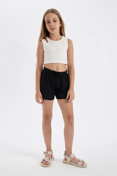 Girl Ribbed Camisole Shorts