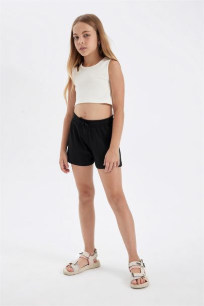 Girl Ribbed Camisole Shorts