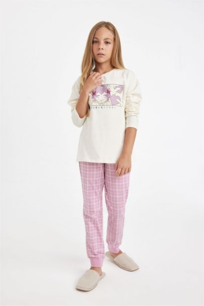 Girl Printed 2 Piece Pajama Set