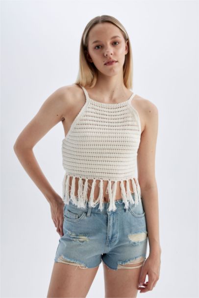 High Waist Denim Shorts