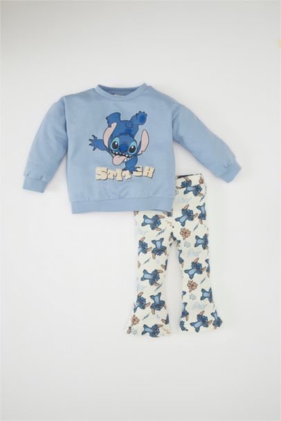 Baby Girl Disney Lilo & Stitch Sweatshirt sweatpants 2 Piece Set