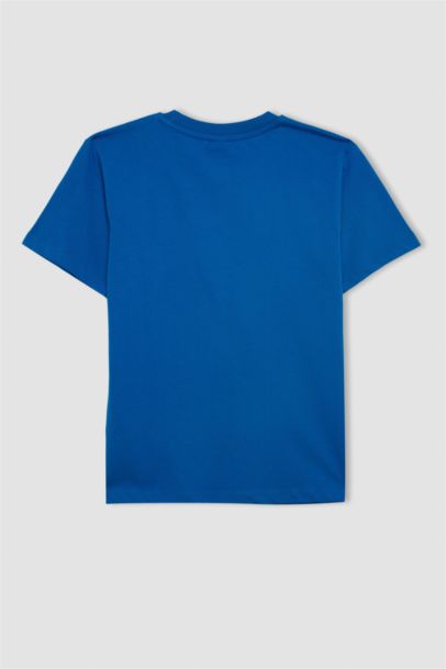 Boy Crew Neck Printed Short Sleeve T-Shirt