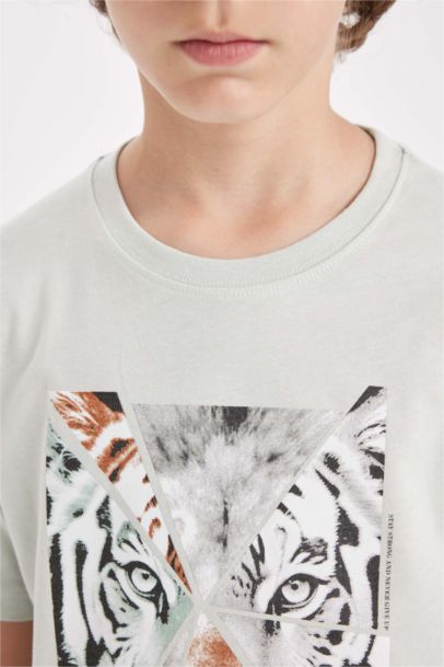 Boy Crew Neck Printed T-Shirt