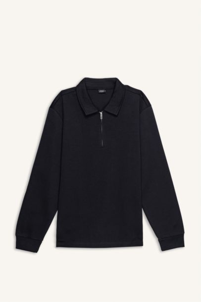 Свитшот свободного кроя в полоску