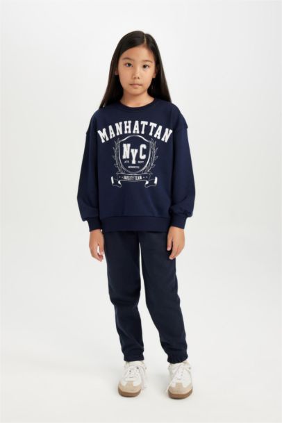 سروال سويت بانتس بناتي جوجر برجل مطاطي