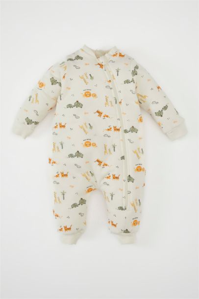 جمبسوت بيبي اولادي حديثي الولادة بطبعة سفاري بألياف ناعمة 1 توج