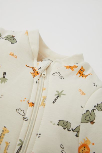 جمبسوت بيبي اولادي حديثي الولادة بطبعة سفاري بألياف ناعمة 1 توج