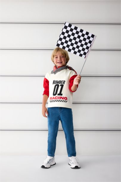 Baby Boy Regular Fit Straight Leg Pocketed Jeans