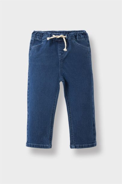 Jean à taille élastique pour bébé garçon