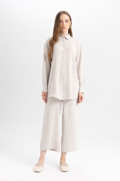 تونيك كم طويل قصة عادية