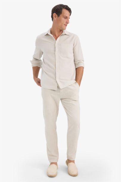 %100 Pamuk Slim Fit Pantolon