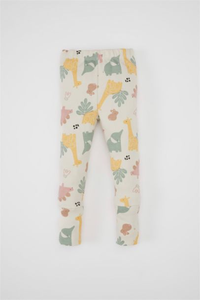 Girl Safari Printed Sweatshirt Leggings 2 Piece Set