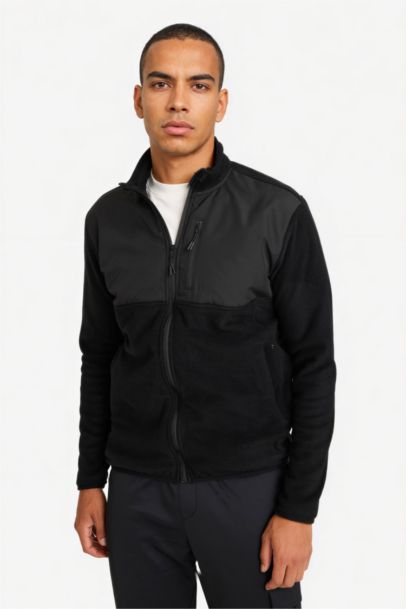 DeFactoFit Standard Fit Pocketed Polar Cardigan