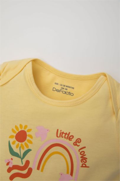 Baby Girl Newborn Floral Cotton Jumpsuit