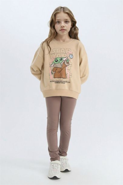 Sweat-shirt Star Wars à Coupe Relax avec col rond pour Fille