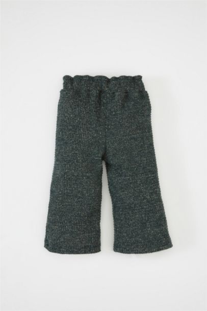 Pantalon à coupe régulière et taille élastique pour Bébé Fille