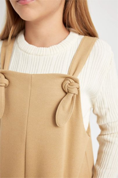 Girl Pocketed Jumpsuit Dress