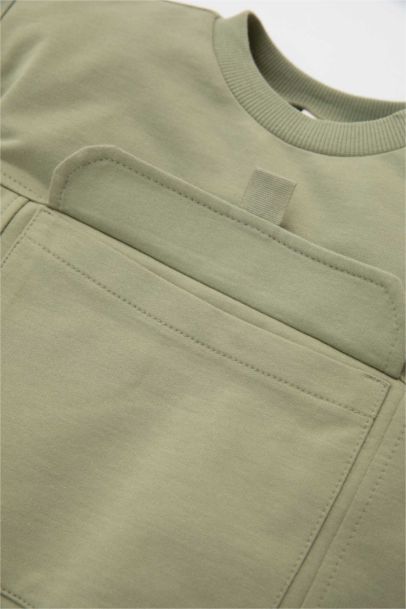 طقم بيبي اولادي سويت شيرت وسويت بانتس - قطعتين