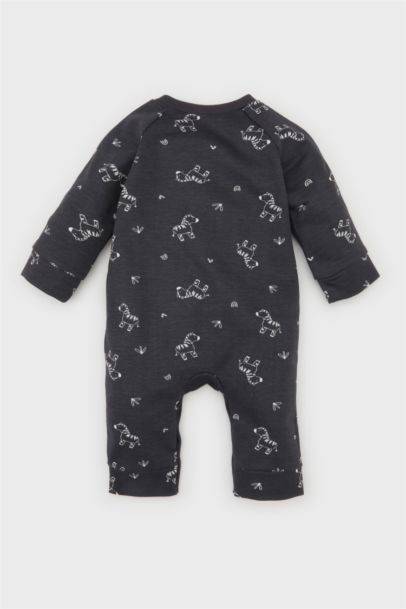 جمبسوت بطبعة زيحمالات الصدر قماش رقيق من قطعتين