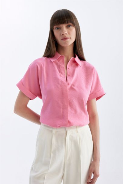 Oversize Fit Short Sleeve Shirt