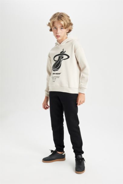 NBA Miami Heat Kapüşonlu Sweatshirt Erkek Çocuk