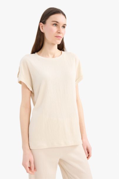 Regular Fit Crew Neck Short Sleeve T-Shirt