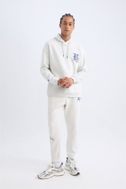 DeFactoFit NBA Brooklyn Nets Standard Fit Thick Jogger Sweatpants