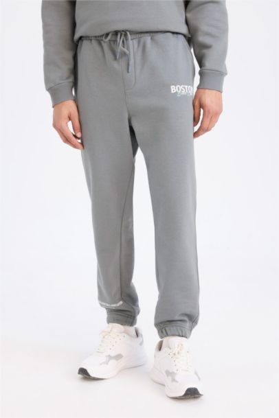 DeFactoFit NBA Boston Celtics Standard Fit Thick Fabric Joggers