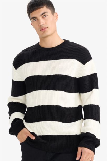 Relax Fit Crew Neck Knitwear Pullover