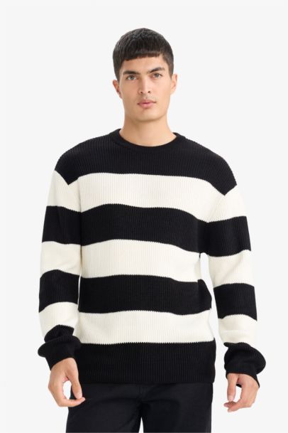 Relax Fit Crew Neck Knitwear Pullover