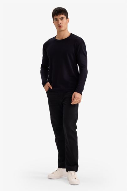 Relax Fit Crew Neck Knitwear Pullover