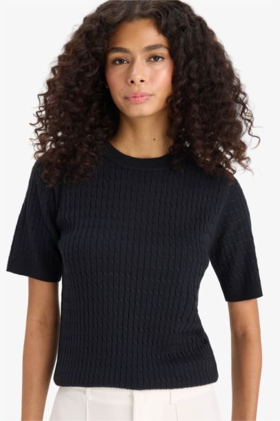 Regular Fit Crew Neck Knitwear Pullover