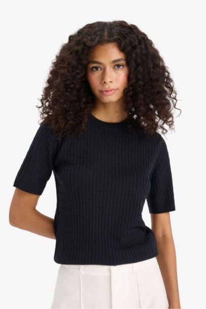 Regular Fit Crew Neck Knitwear Pullover