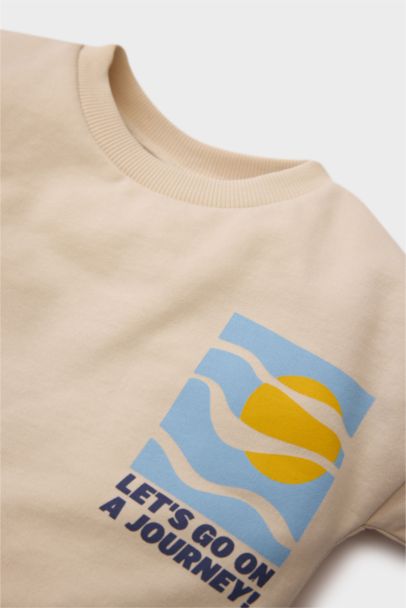 Ensemble de sweat imprimé et pantalon jogging avec poches pour bébé garçon