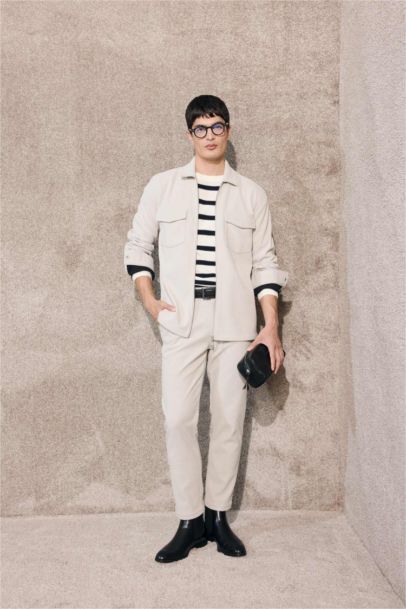 قميص قصة عادية بياخة بولو بجيب