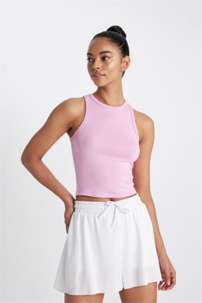 DeFactoFit Crew Neck Modal Tank Top